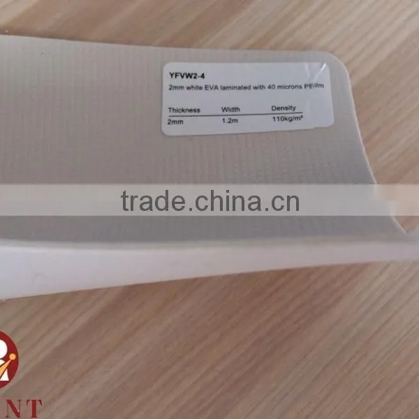 Underlay 2mm White EVA Foam With 40 Microns PE Film photo-2