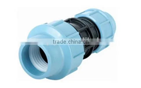 Supply Plastic Compression Fitting PP / PE Material Pipe Fitting photo-3