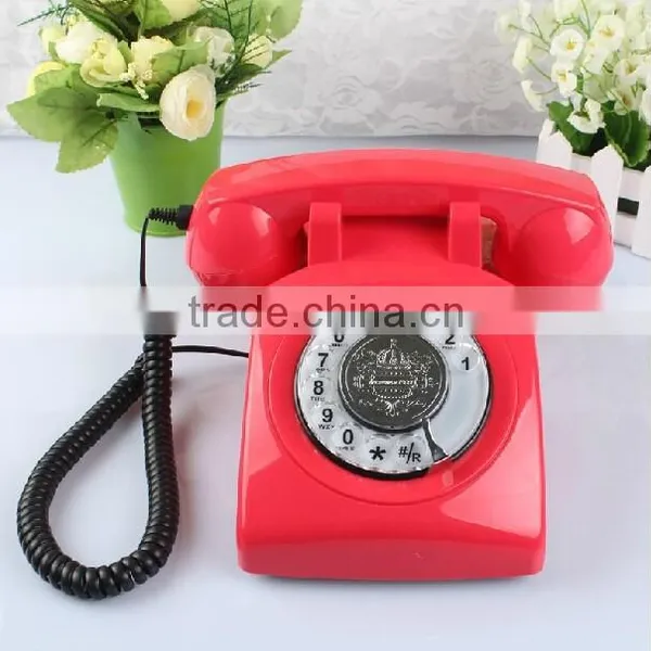 Vintage Home Decor Light Cheap Rotary Dial Telephone For Wholesale photo-3