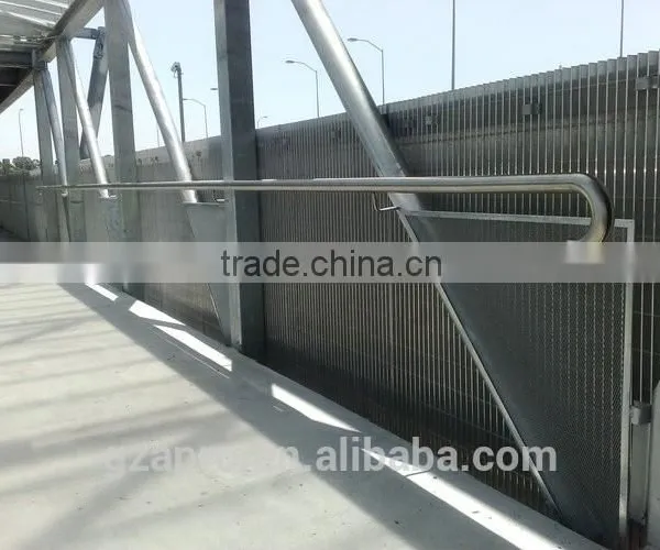 Fashional Pattern Aluminum Handrail Glass Balustrade Railing Low Price photo-5