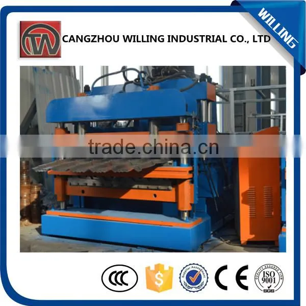 New Design 1000 Double Layer Roof Panel Roll Forming Machine With Great Price photo-2