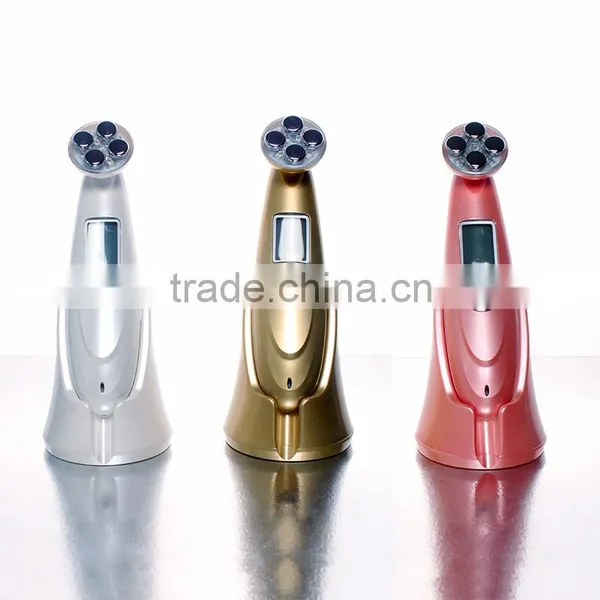 New Portable 6 in 1multifunction Ultrasonic Facial Skin Care Beauty Machine for Removing Facial Wrinkle