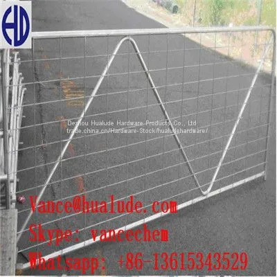 N Brace Gate Livestock Fencing Galvanized Rural Steel Farm Gate for Sale