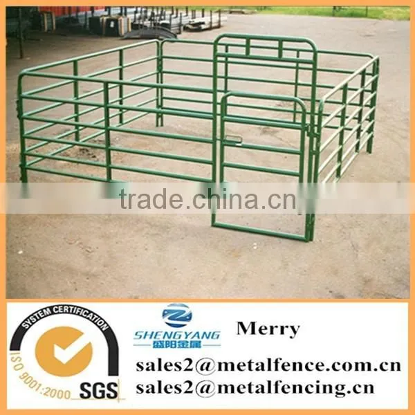 Cheap Metal Livestock Animal Farm Fence Rails Holding Yards Ranch Fence Panels photo-4