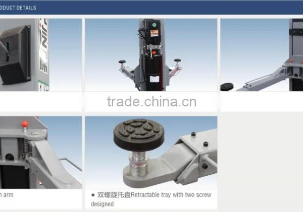 4T Single Side Lock Hydraulic Lift for Car Wash photo-2