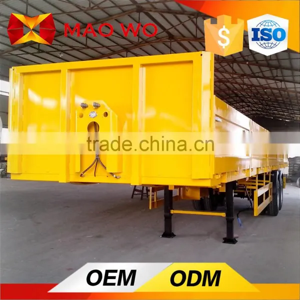 Spain OEM 18 to 80 Ton Bulk Cargo Side Wall Truck Trailer photo-2