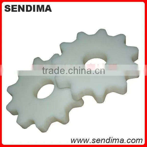 White High Chemical Stability Customized Moulding Injection Pom Gear photo-5