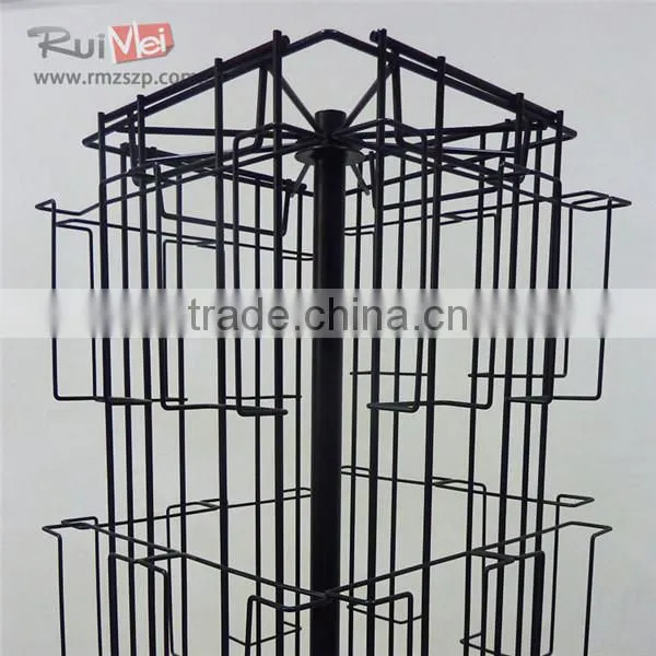 Multi-Tier Removable Rotating Postcard Display Rack photo-5