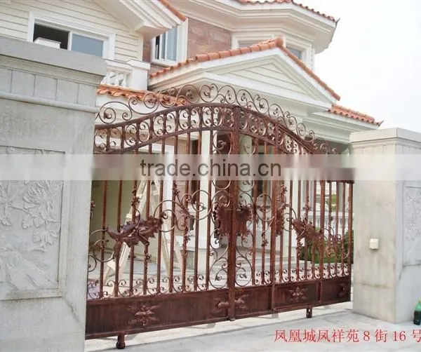 Bisini Customied Cast Iron Gate, Swing Iron Villa Main Gate photo-6