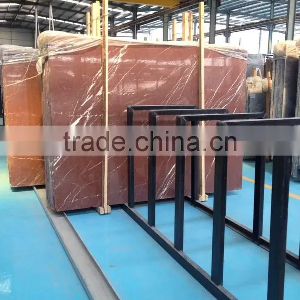 Natural Red Marble Slab With Natural Vein photo-2