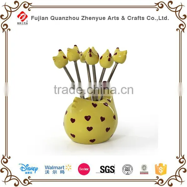 2015 Resin Lovely Fruit Fork photo-3