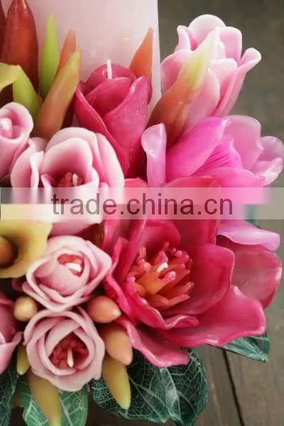 Aroma Flower Candle From Thailand. photo-3