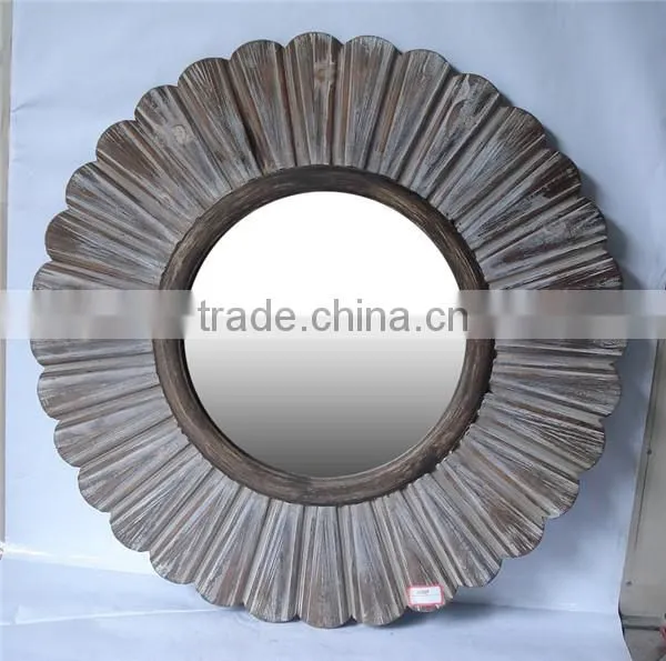 2016 Distressed Mirror Frame Wooden Mirror Frame photo-4