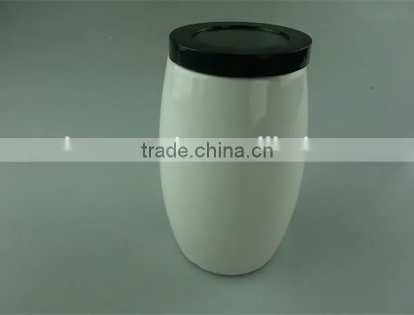 Stock Cheap Small Black/red Ceramic Canister/jar for Storage photo-2