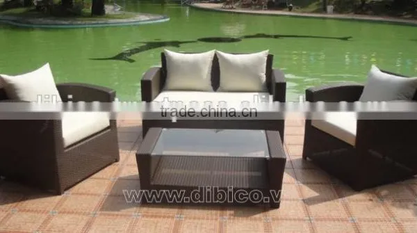 New Style Fashion Outdoor Garden PE Rattan Sofa photo-5