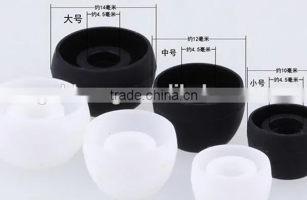 2015 New In-ear High Quality Silicone Earphone Cover Transparent Earphone Cover photo-2