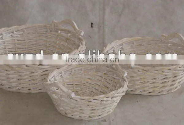 Small White Wicker Baskets