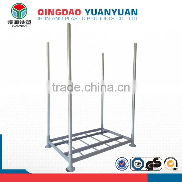 High Quality Metal Tray Mobile Storage Shelf Post Steel Tire Warehouse Heavy Duty Pallet Rack photo-2