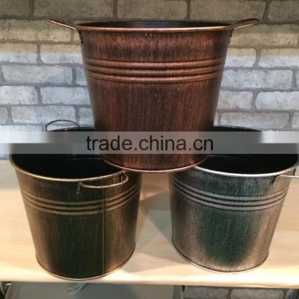 High Quality Oval Metal Buckets/ Garden Bucket photo-2