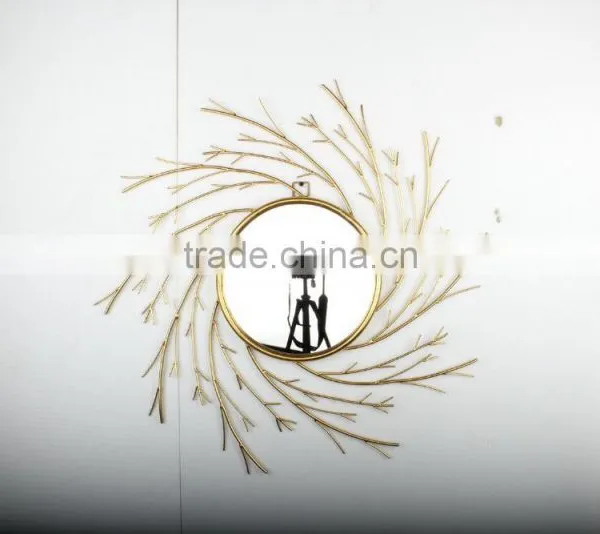 Interior Metal Frame Decorative Silver Mirrors photo-2