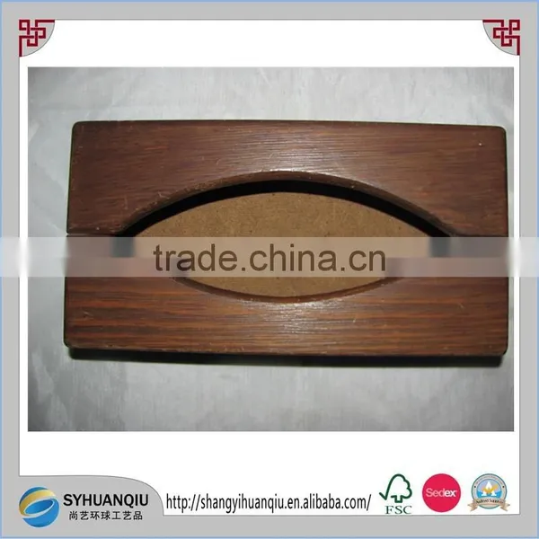 Vintage Pine Wood Products Tissue Dispenser/Wooden Paper Box Holder photo-5