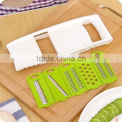Professional Vegetables Mandoline Julienne Cutter Slicer Grater Garlic photo-6