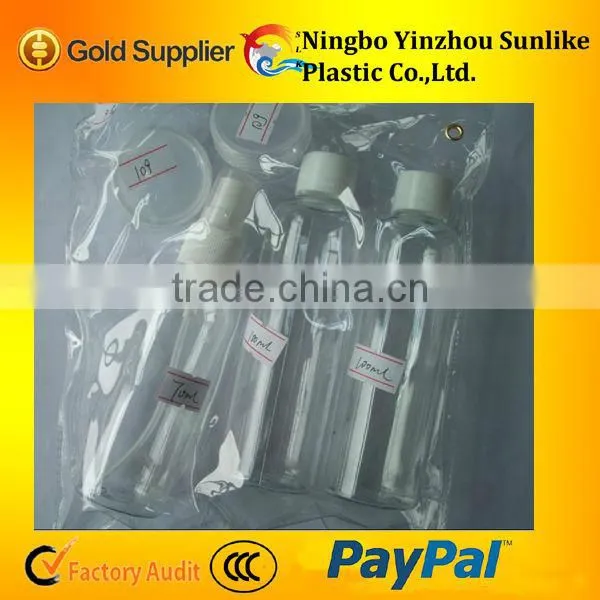 5pcs PET Travel Bottles Set/cosmetic Bottle