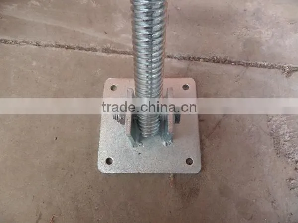 Scaffolding Parts Leveling Jack With Swivel Base Plate photo-4