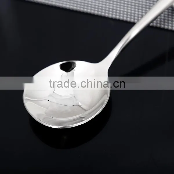 LFGB Stainless Steel Kitchen Utensil Korea Round Spoon HT62 photo-6