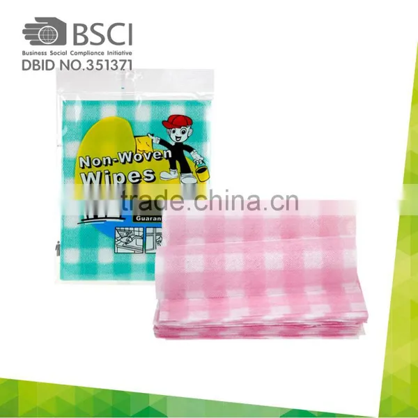 Biodegradable Fabrics/ Eco-friendly Spunlace Nonwoven Muli-purpose Cleaning Wipes for Kitchen photo-3