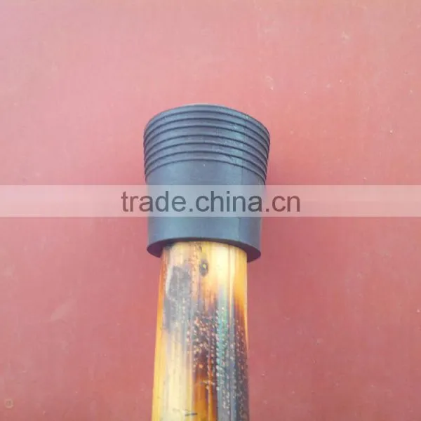 Black 72" Rattan Bo Straight Staff Martial Arts Karate Practice Escrima Arnis Kali With Rubber Caps photo-2