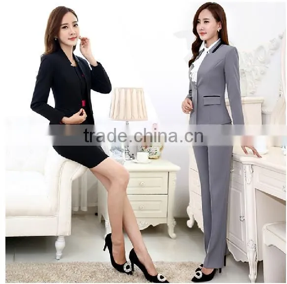 New Design Customized OL Ladies Working Suit WMLSU20150030 photo-3