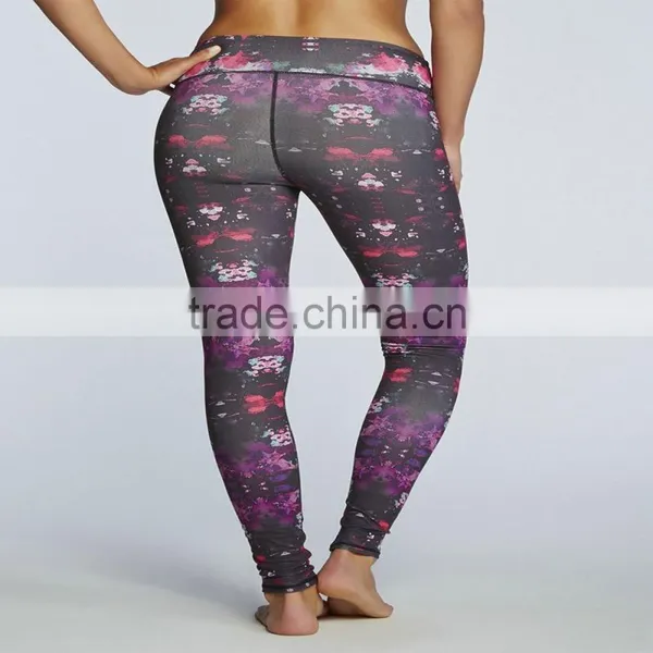 High Waist Slim Fitness Design Women Yoga Leggings Pants photo-2