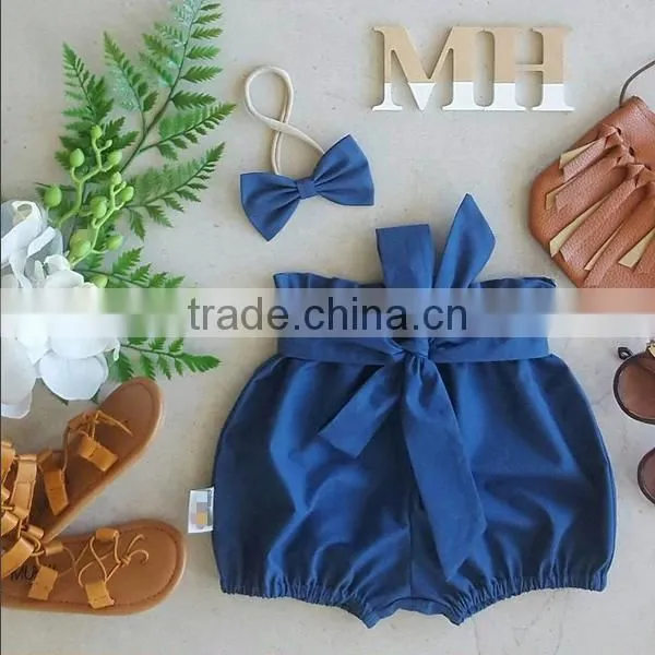 Wholesale Solid Yellow Ruffle Shorts Toddler Baby Girls Soft Cotton Pants photo-2