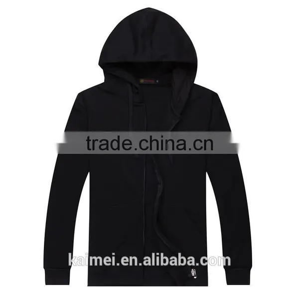 100% Cotton Wholesale New Design Popular Eco-friendly Breathable Anti-wrinkle Cotton Zipper Hoodie photo-4