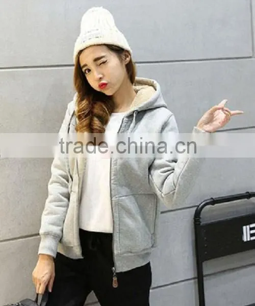 Professional Factory High Quality Cheap New Product Custom Pullover Women Zipper Hoodies photo-2