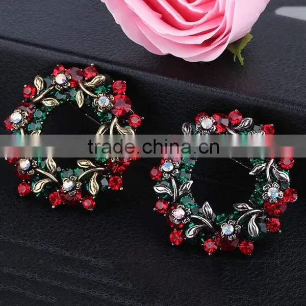 Zm53218a Latest New Brooch Design Flower Christmas Garland Brooches photo-4