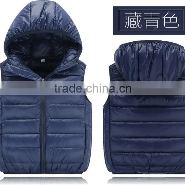 Wholesale Customize Cheap Kids Children Winter Down Vests and Clothes photo-5