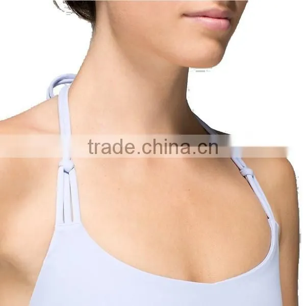 2016 Plain Yoga Stringer Tank Top Wholesale Ladies Gym Top Women Tank Top Yoga photo-5