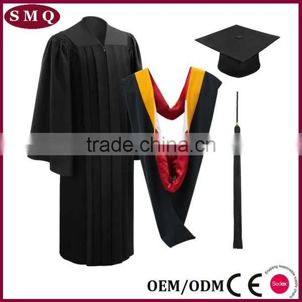 High Quality Masters Graduation Cap And Gown photo-2