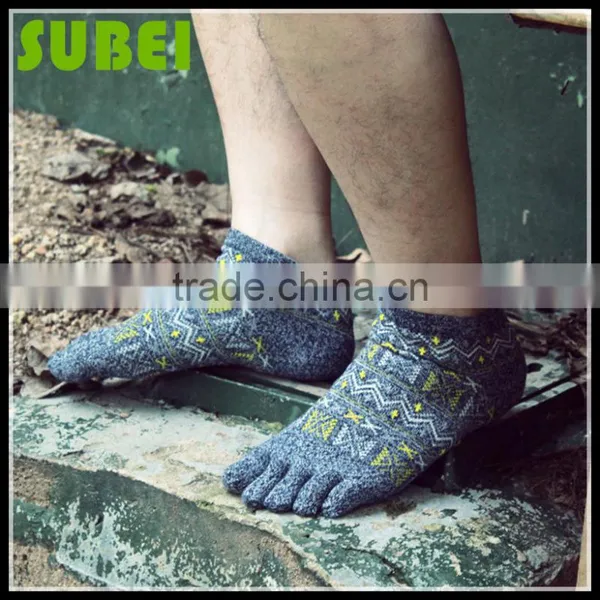 The Newest Personality Five Fingers Socks,Bohemia Pure Cotton Comfortable Toe Socks photo-3