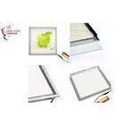 SMD3014 36 W Aluminum 3D 600 x 600 LED Panel Super Slim With Hanging Installation
