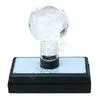 Personalized Rubber and Rectangle Spring Crystal Handle Pre Inked Flash Stamp for Office