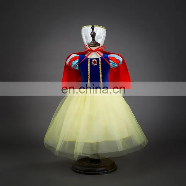 2016 Frozen Elsa Girl Party Dress , The New Children Dress Roses Frozen Elsa ANNA Dress Snow White26389 photo-6