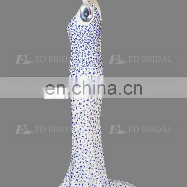 Gorgeous V Neckline Sleeveless Sheath Heavy Beaded Made In China Evening Dresses photo-5