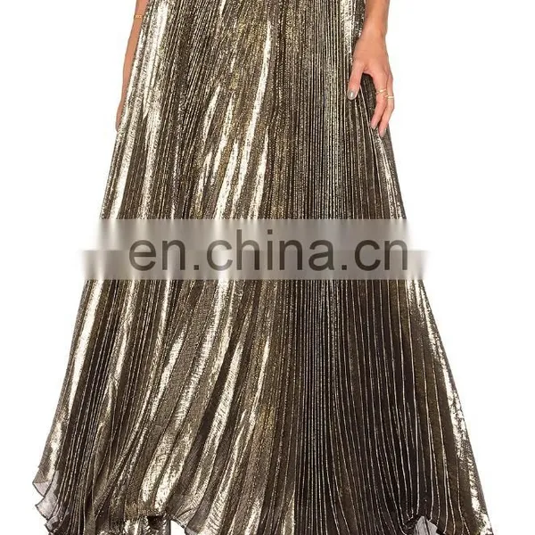 Factory Best Selling Women Umbrella Pleated Long Skirt photo-2