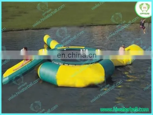 Best Price Inflatable Trampoline on Water ,inflatable Jumping Platform,water Park Floating photo-2