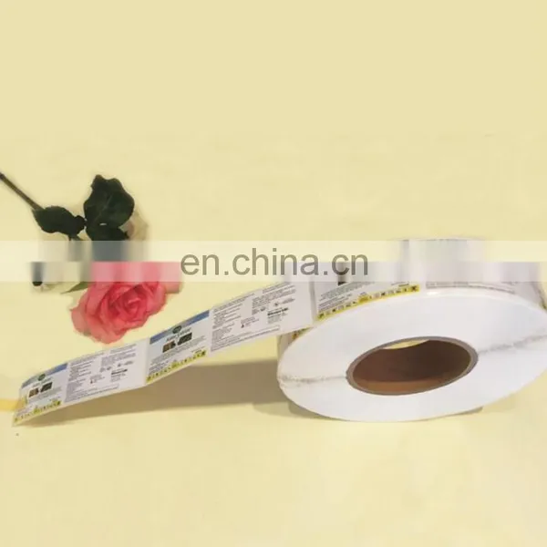 Custom Wholesale Colorful Self Adhesive Label Sticker Roll Label With Logo Printed photo-3