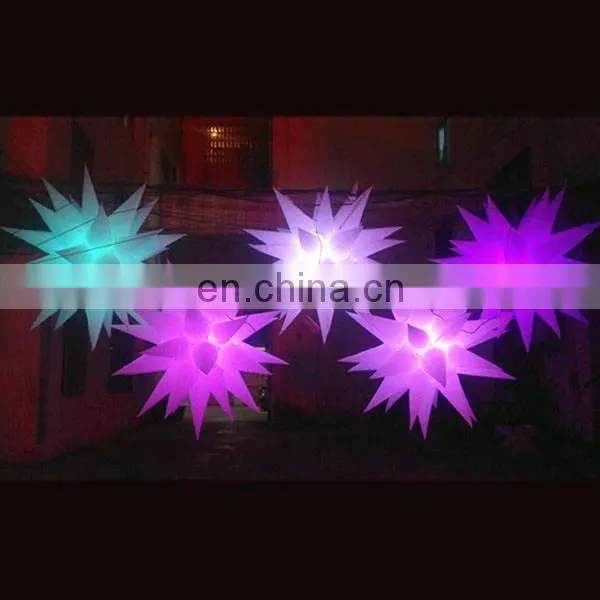 Led Inflatable Star With Led Lighting for Pub Stage Birthday Halloween Party Decoration photo-2