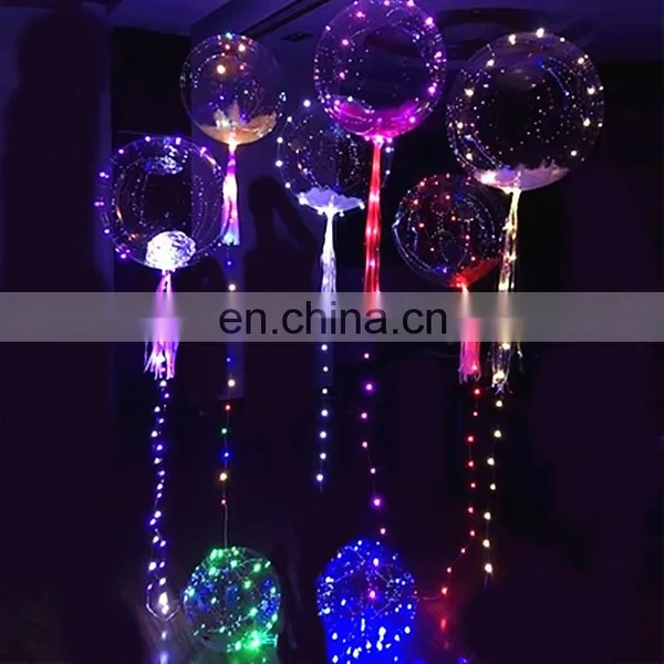 New Bobo Ball Led Line String Balloon Decorated With Colored Light for Christmas Halloween Wedding Party Children Home Decor photo-5